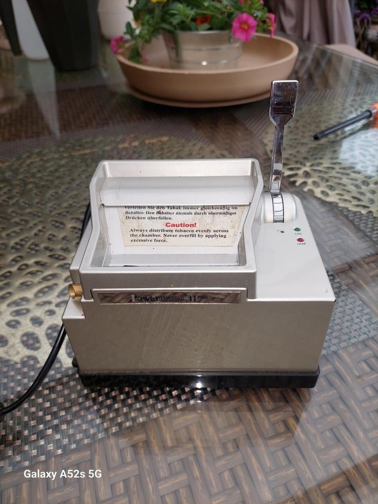 Powermatic 2+ elektrische sigarettenmaker, Ophalen of Verzenden, Gebruikt, Overige typen