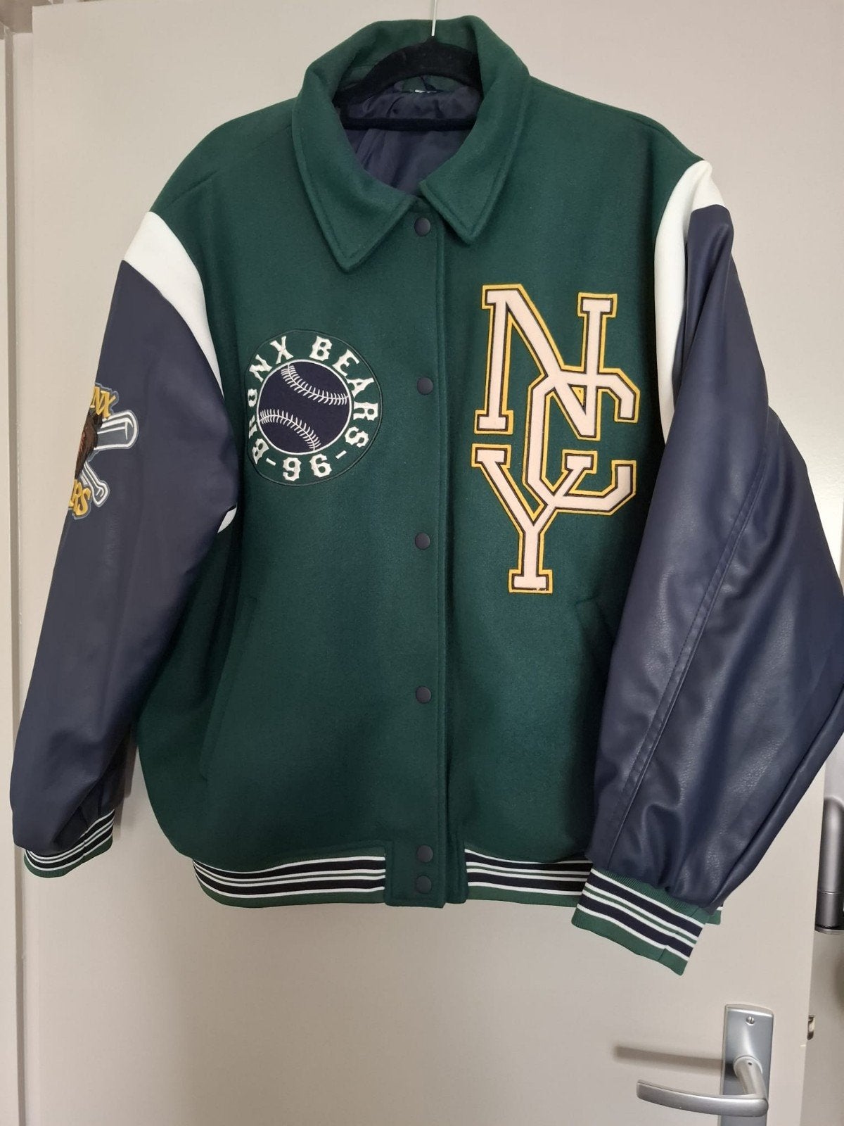 Baseball Jack, Ophalen of Verzenden, Zo goed als nieuw, Groen, Jas of Mantel