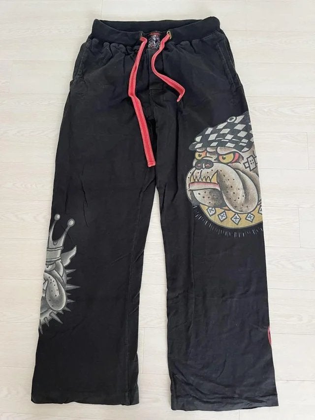 Gezocht: Ed Hardy Broek met Bulldog Print, Ophalen of Verzenden