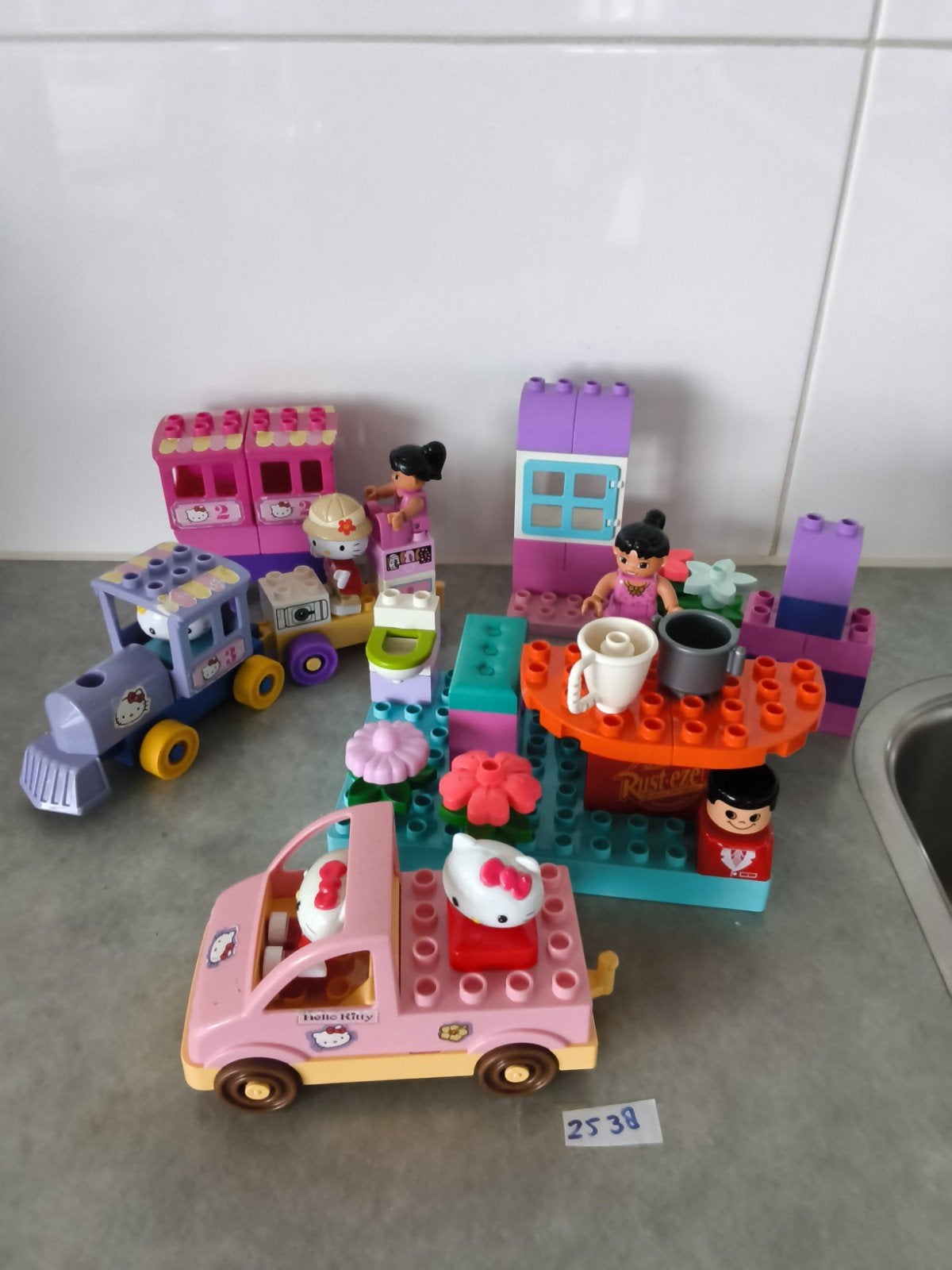 Duplo Hello Kitty roze, Ophalen of Verzenden, Duplo