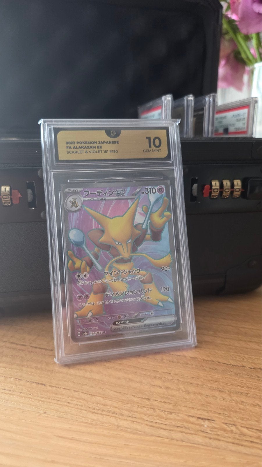 Alakazam ex 181/190 Global Grading 10 Gem Mint, Ophalen of Verzenden, Nieuw, Losse kaart