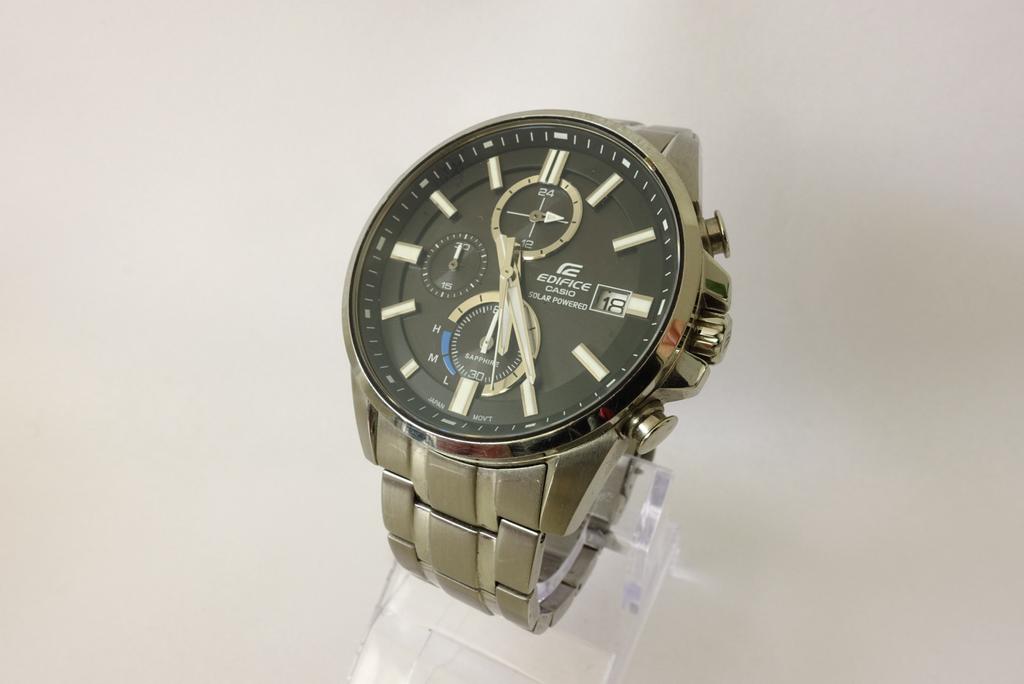 Casio Edifice EFB-560SBD-1AVUER horloge, Staal, Polshorloge, Ophalen of Verzenden, Zo goed als nieuw