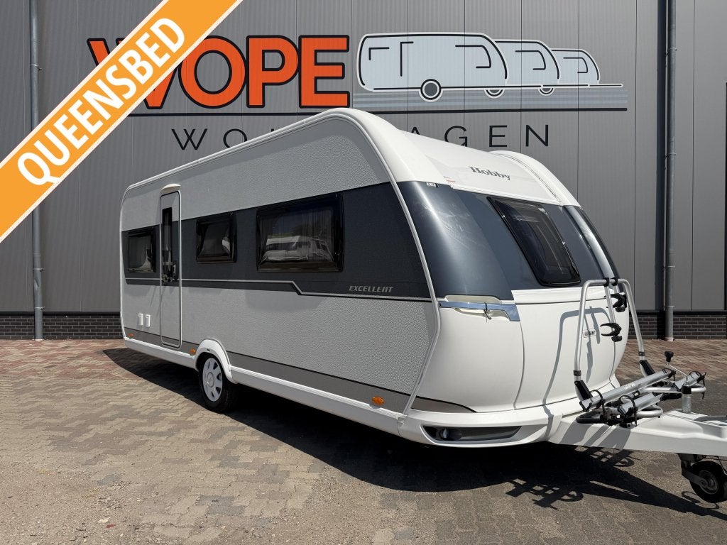 Hobby Excellent 540 UFF MOVER TENT FIETSENDRAGER, Rondzit, Hobby, Bedrijf, Schokbreker
