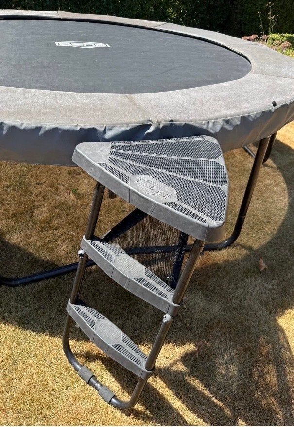 BERG Trampoline Ladder met Platform - Verstelbaar, Ophalen of Verzenden, Zo goed als nieuw