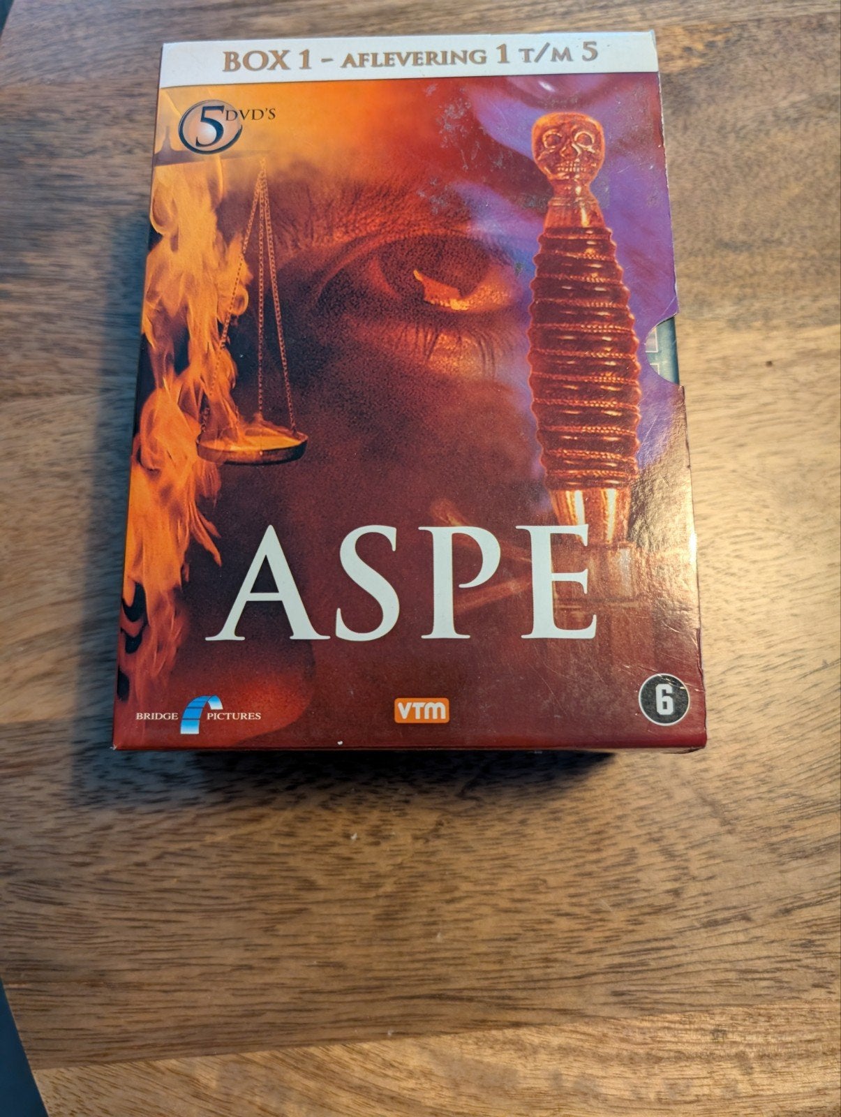ASPE Box 1 - Aflevering 1 t/m 5 (5 DVD boxset), Gebruikt, Ophalen of Verzenden, Vanaf 6 jaar, Detective en Krimi