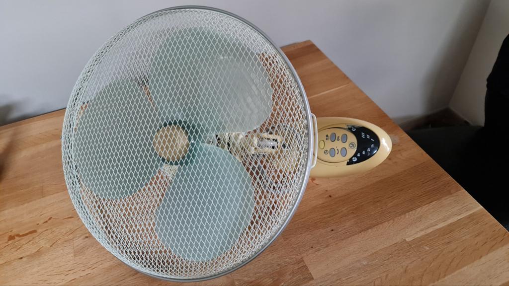 Muurventilator met afstandsbediening, Ophalen of Verzenden, Ventilator met afstandsbediening, Gebruikt, Overige