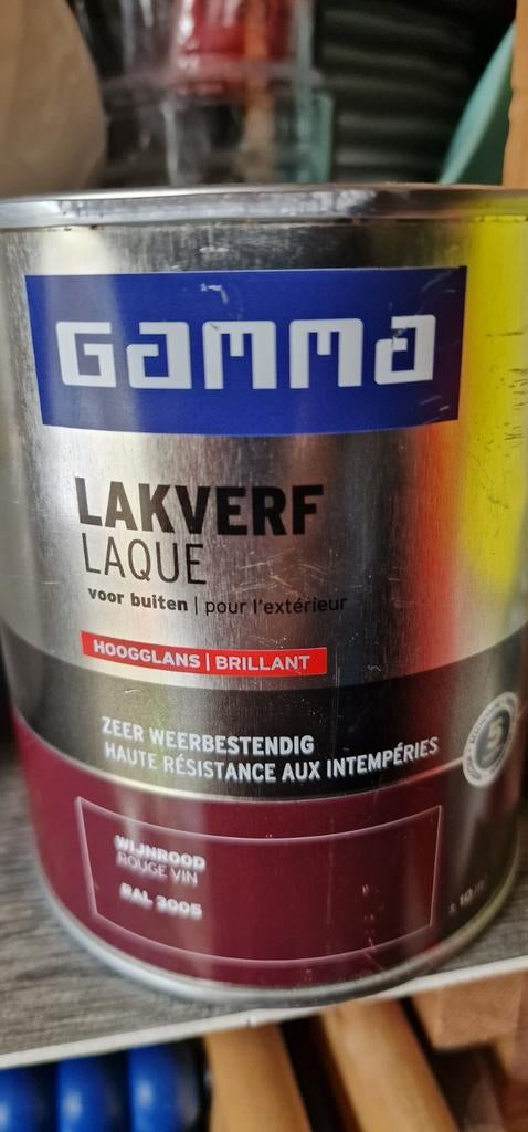 Lakverf, Ophalen of Verzenden, Nieuw, Rood
