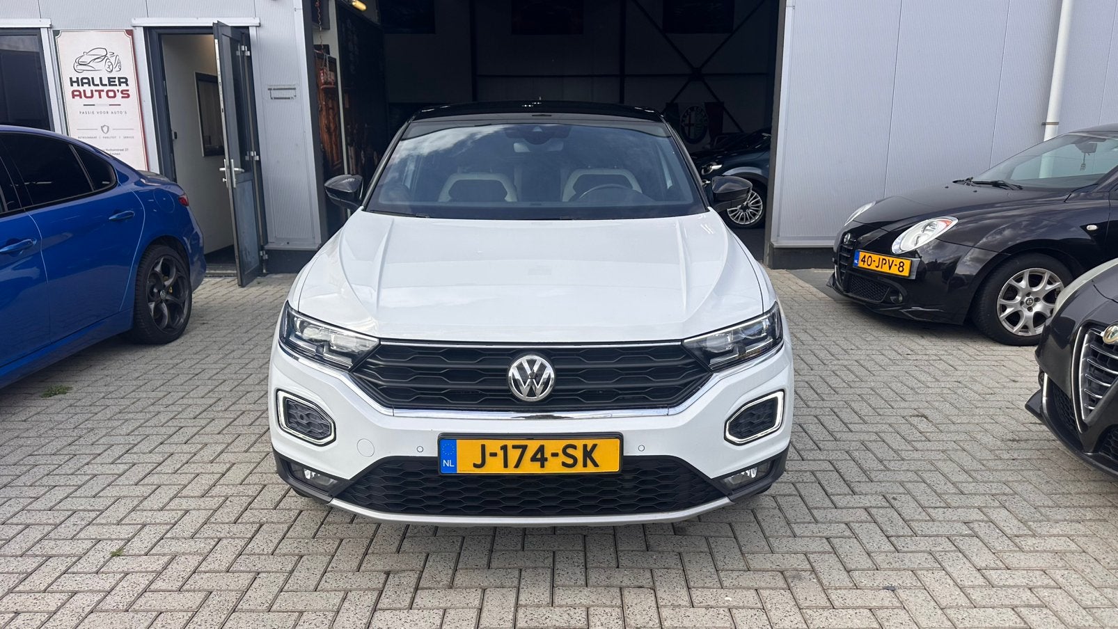 Volkswagen T-Roc 2.0 TSI 190pk 4Motion 7-DSG 2020 Wit, Auto's, Automaat, Stof, Zwart, 1984 cc