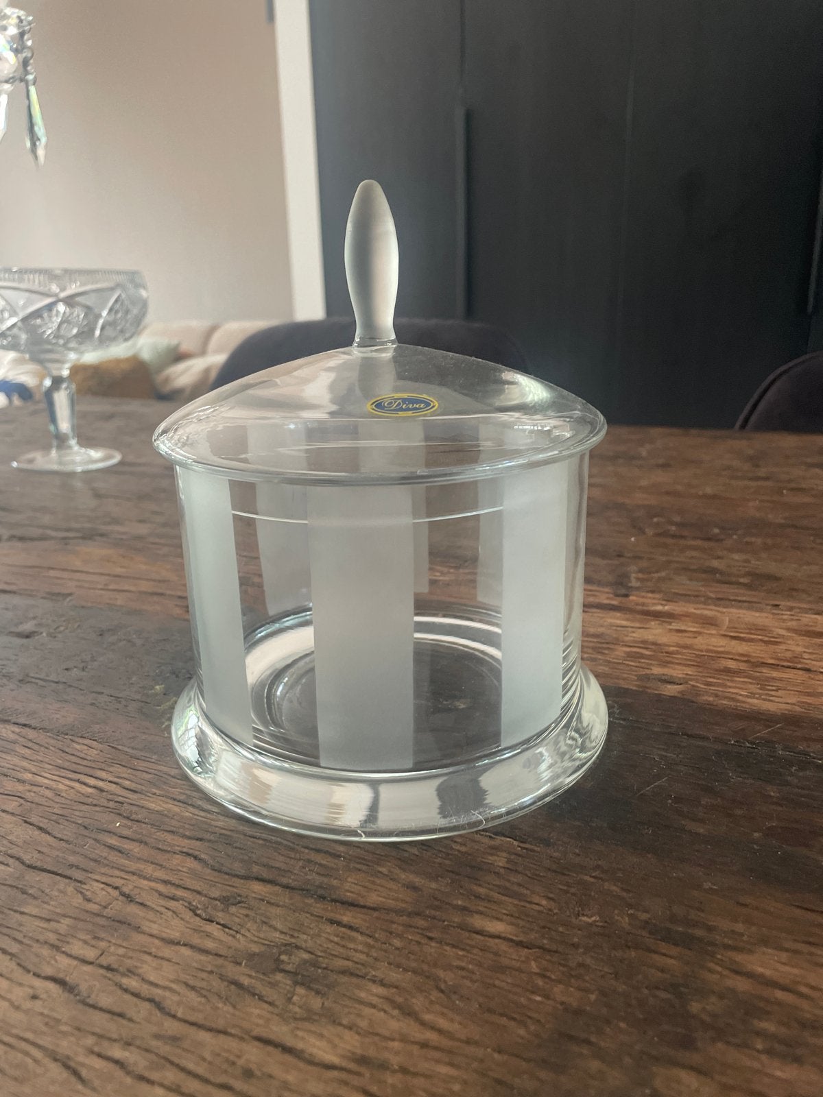 Glazen pot met deksel - Decoratief en functioneel, Antiek en Kunst, Ophalen