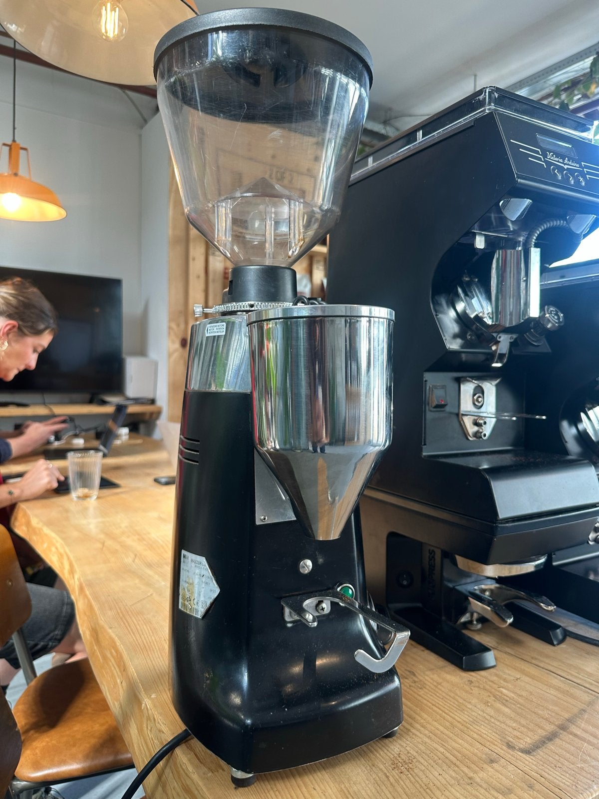 Professionele Mazzer koffiemolen - Zo goed als nieuw, Witgoed en Apparatuur, Ophalen, Overige modellen, 10 kopjes of meer, Koffiebonen