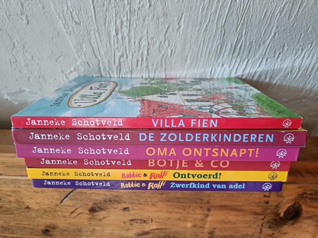 7 Boeken van Janneke Schotveld., Ophalen of Verzenden, Zo goed als nieuw, Fictie algemeen