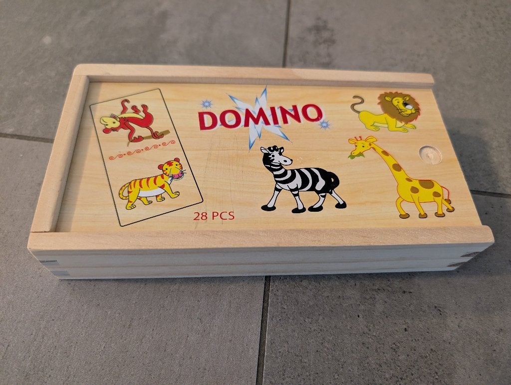 Domino dieren - 28 kaartjes, Ophalen of Verzenden, Zo goed als nieuw