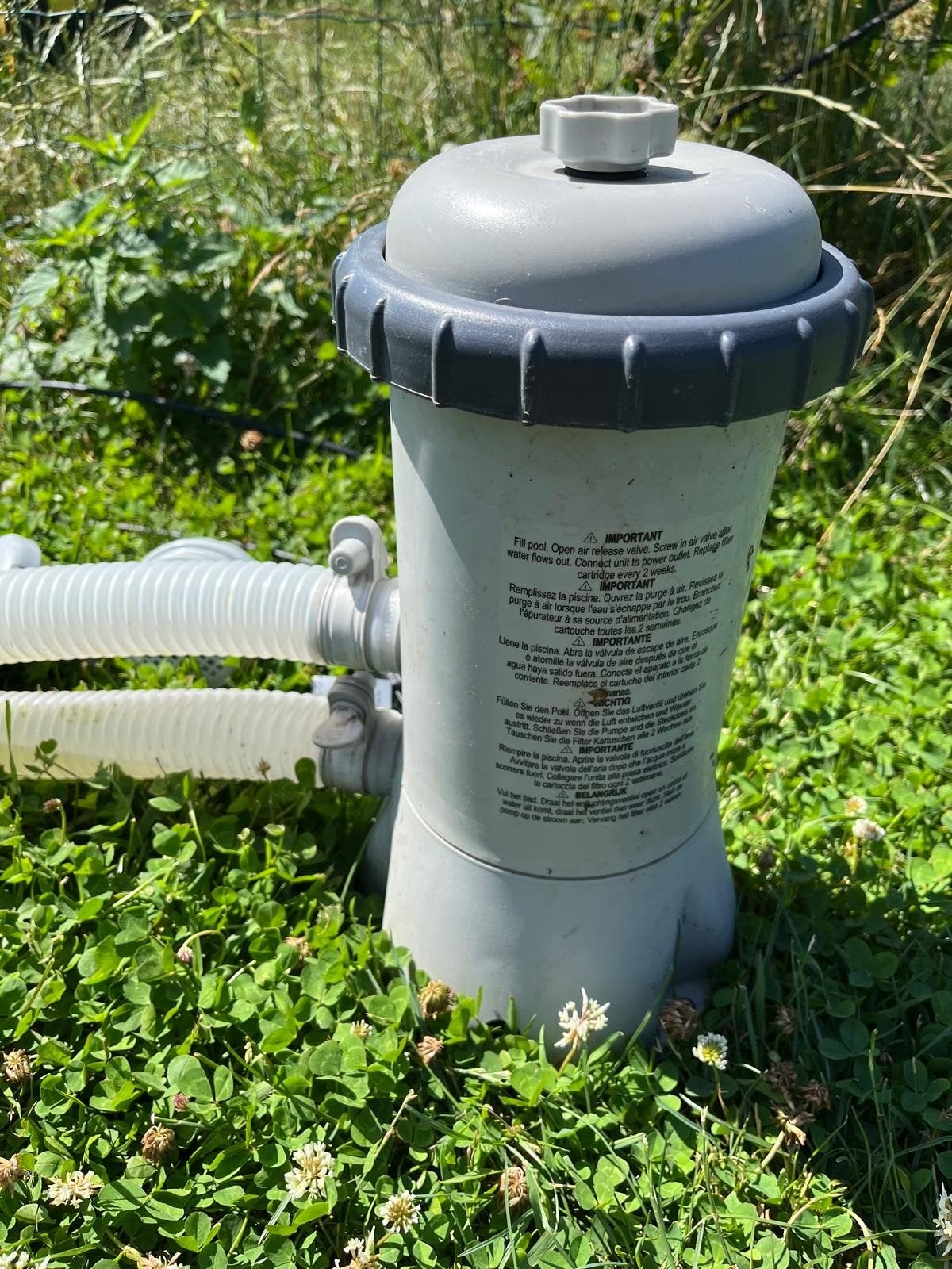 Intex Filterpomp voor zwembad/jacuzzi - 1 jaar oud, Ophalen of Verzenden