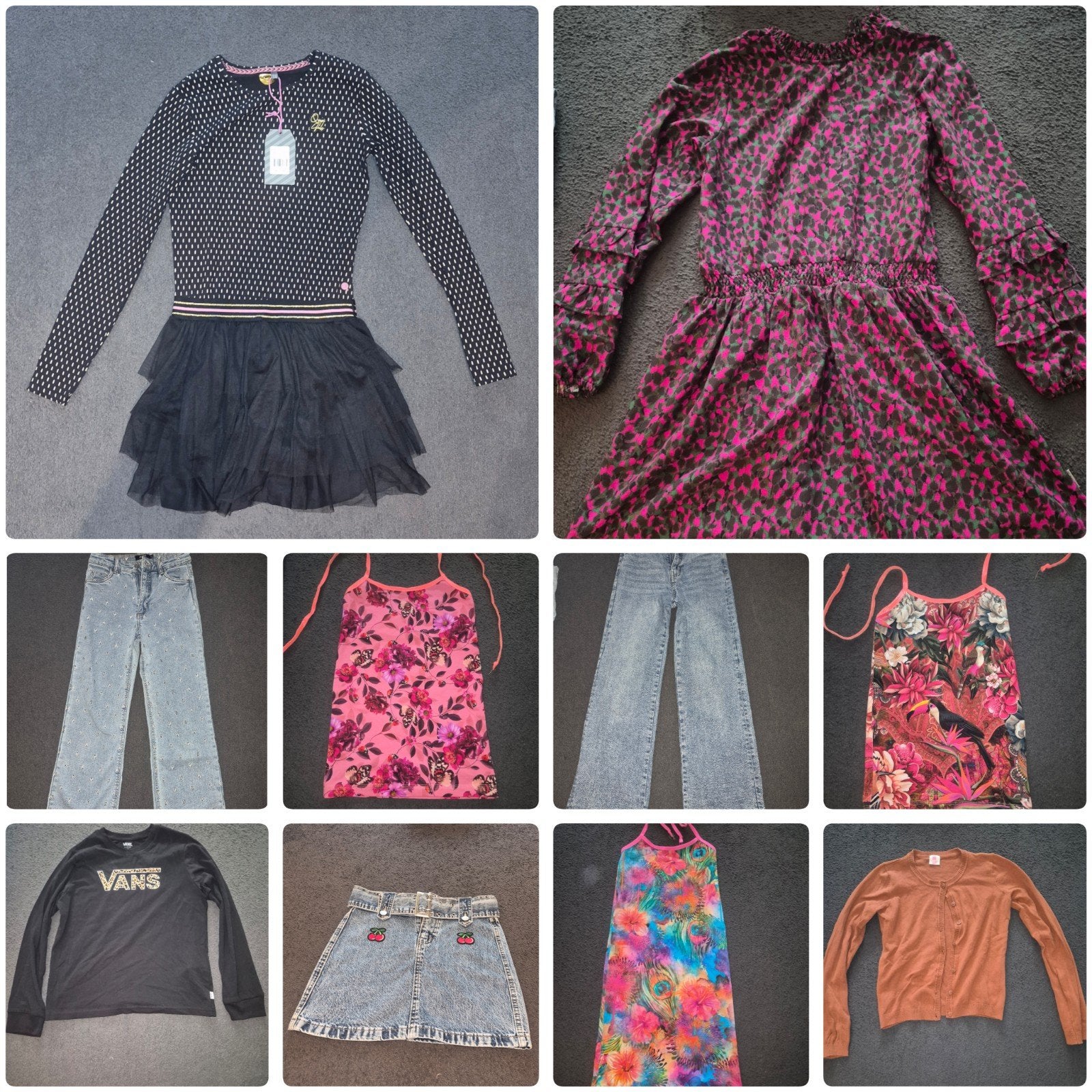 meisjes kleren 140 - 158, Ophalen of Verzenden, Zo goed als nieuw, Maat 152