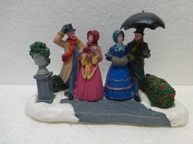 lemax our winter outing kerstdorp poppetjes figurines kerst, Diversen, Kerst, Ophalen of Verzenden, Zo goed als nieuw