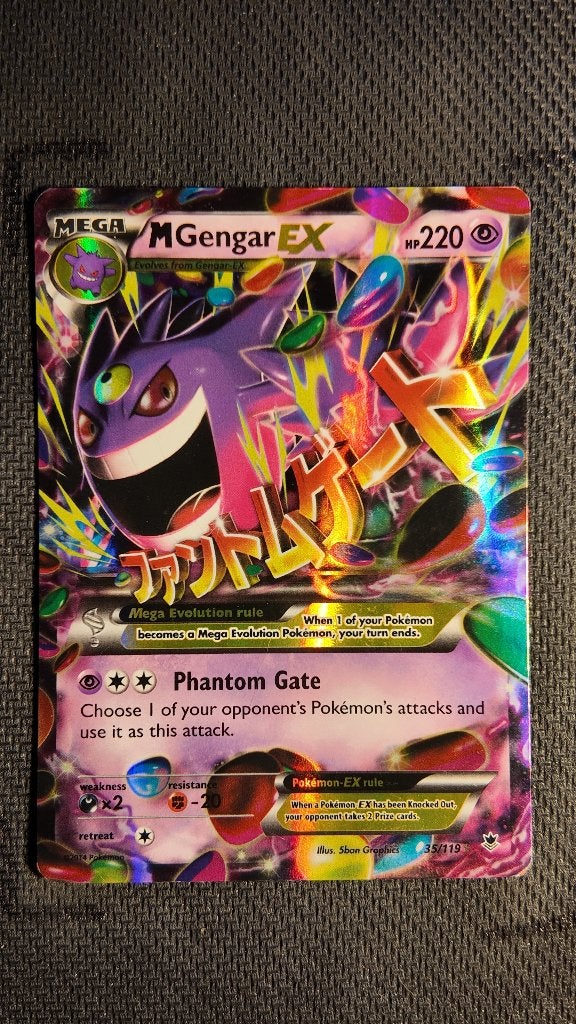 M Gengar-EX 35 Phantom Forces | Pokemon kaart, Ophalen, Zo goed als nieuw, Losse kaart, Foil