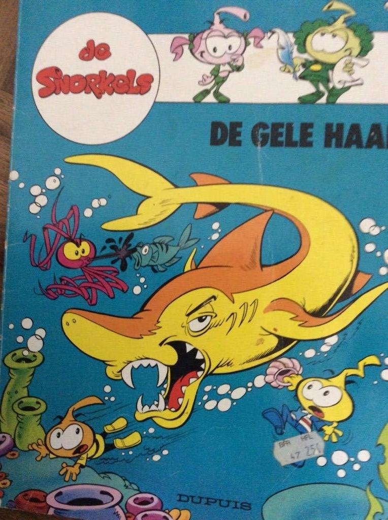 De Snorkels: De Gele Haai & Een Snorkel in Gevaar, Gelezen, Freddy Mutsaers, Ophalen of Verzenden, Meerdere stripboeken