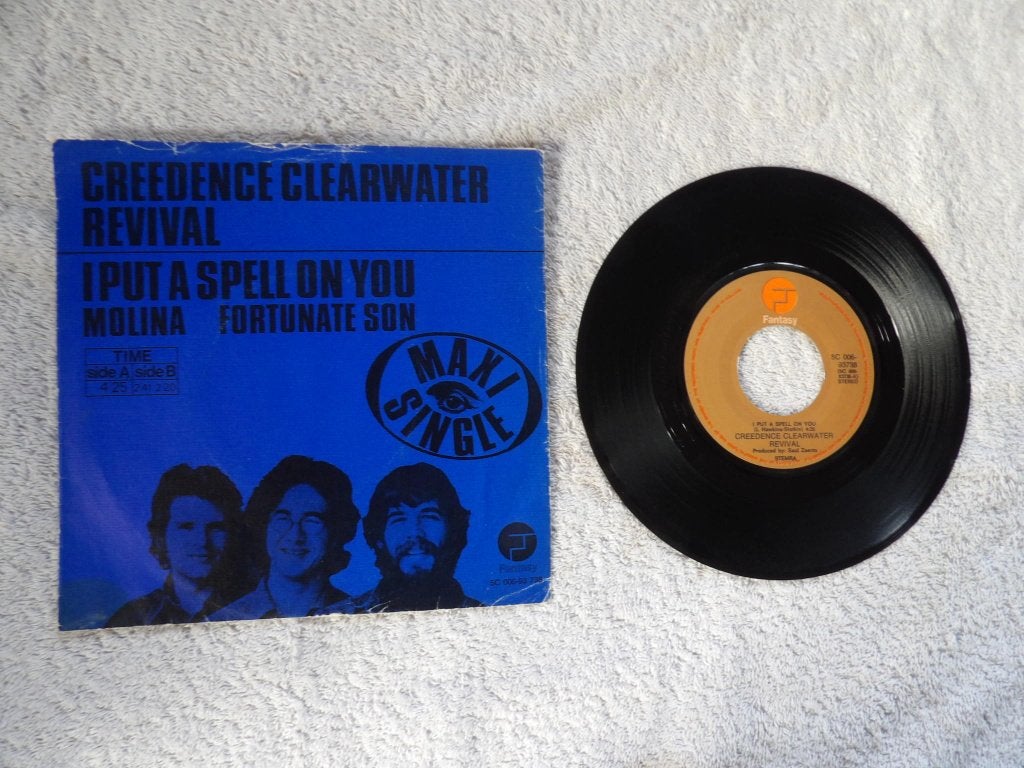 Creedence Clearwater Revival - I put a spell on you, Beschermende buitenhoes, Gebruikt, Overige genres, 7 inch