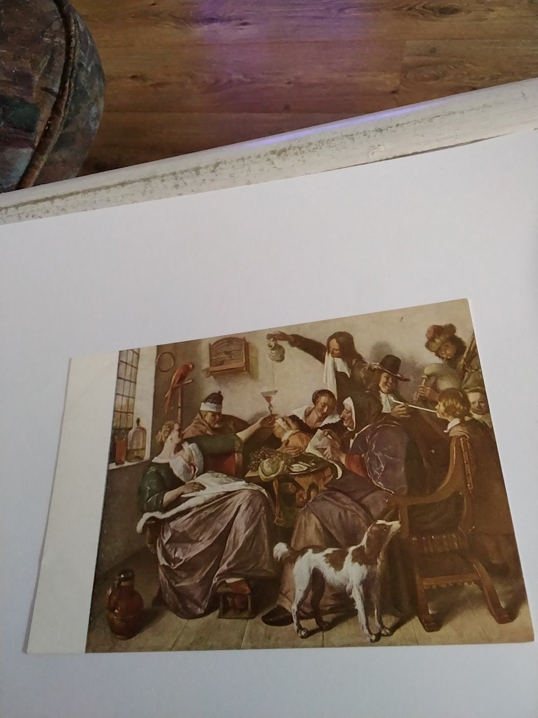Ansichtkaart Jan Steen - Vrolijk Gezelschap, Ophalen of Verzenden, 1980 tot heden, Ongelopen