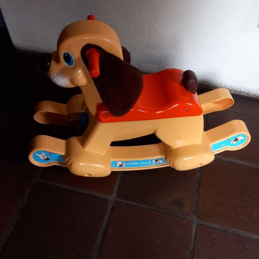 Fisher price , schommelhond - vintage ,, Ophalen of Verzenden, Gebruikt, Speelset