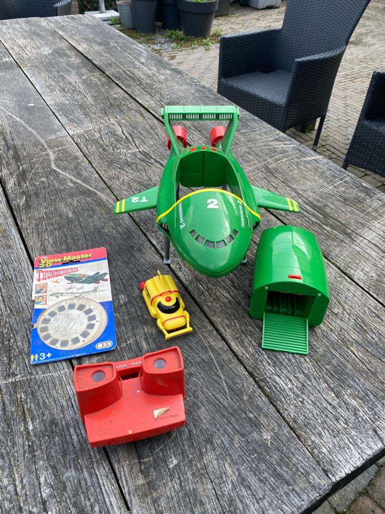 Thunderbirds 2 & 4 met View-Master en schijfjes, Verzamelen, Speelgoed, Ophalen, Gebruikt