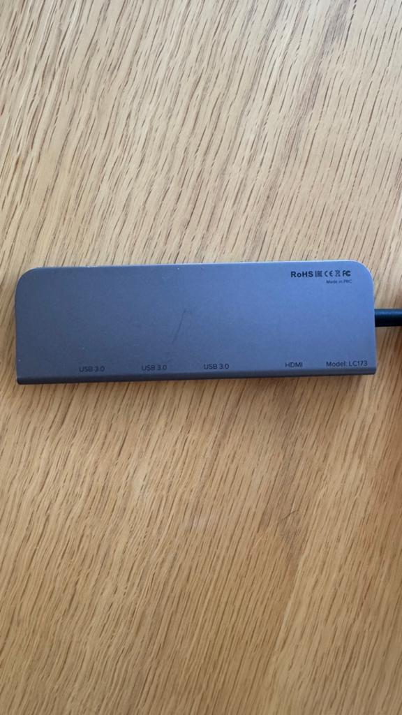 Lyambda Model LC173 USB-C Hub, Computers en Software, Dockingstations, Zo goed als nieuw, Laptop, Ophalen of Verzenden