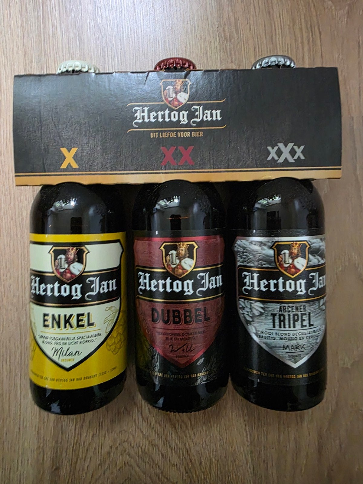 Hertog jan verpakking, Verzamelen, Biermerken, Ophalen of Verzenden, Nieuw, Flesje(s), Hertog Jan