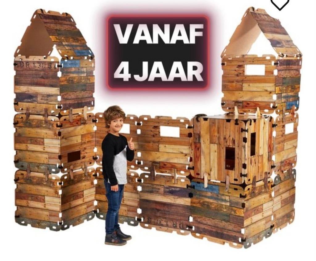 Fantasy fort 48 bouwplaten, Ophalen, Zo goed als nieuw