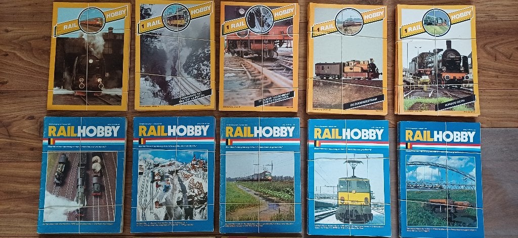 Marklin Railhobby tijdschriften jaargang 78 t/m 95 treinen, Wisselstroom, Gebruikt, Märklin, Boek, Tijdschrift of Catalogus