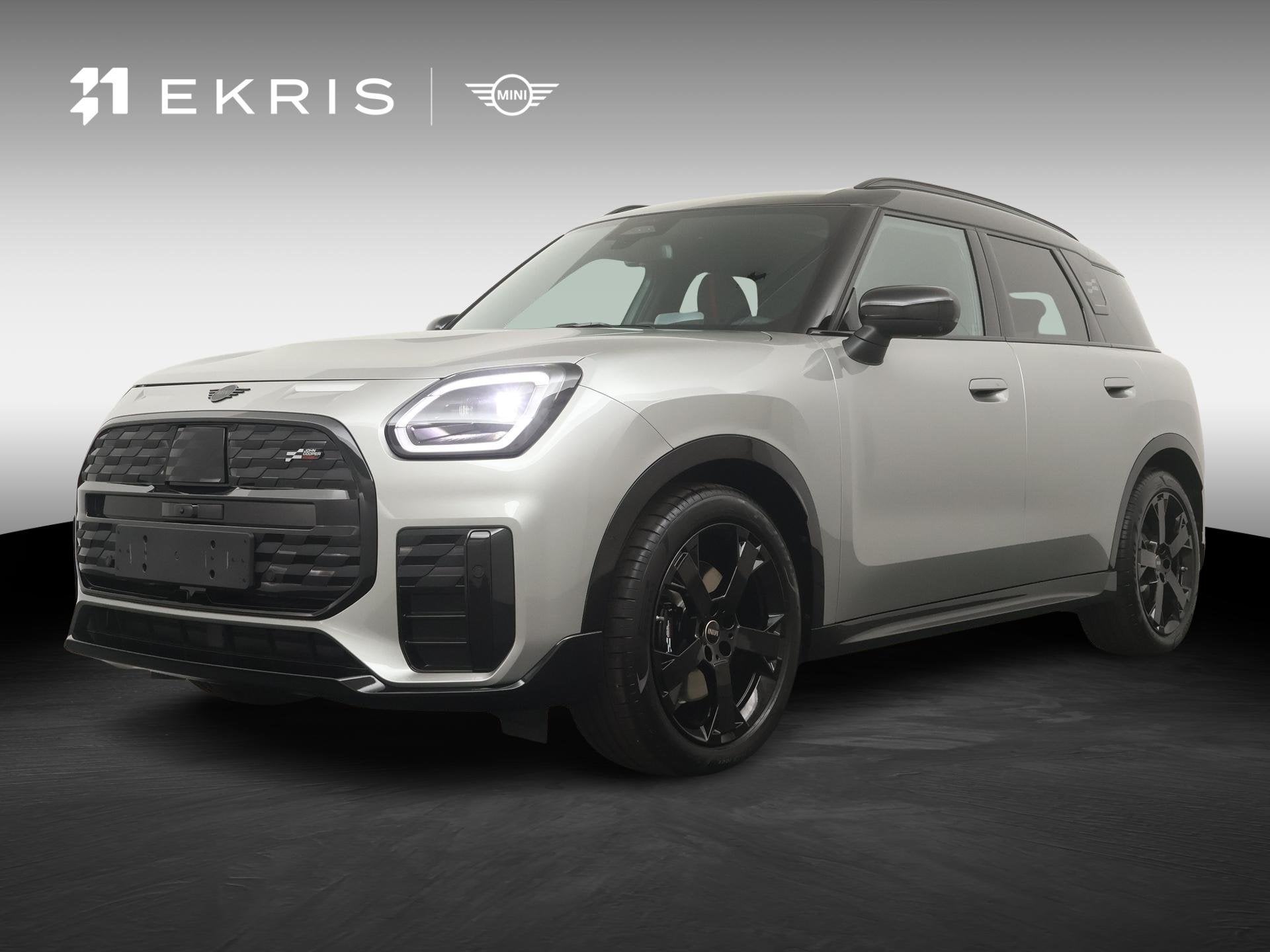 MINI Countryman E John Cooper Works | Pakket L, Auto's, Isofix, Zwart, Countryman, Leder en Stof