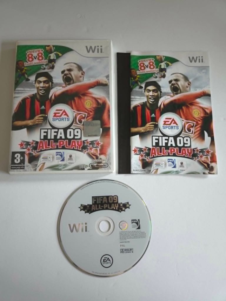 Nintendo Wii - Fifa 09 All-Play - 10509, Ophalen of Verzenden, Zo goed als nieuw, Sport, 3 spelers of meer