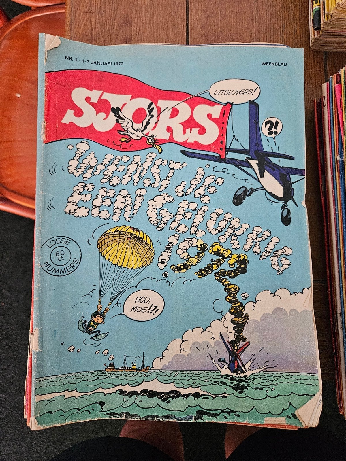 Sjors Weekblad - Jaargang 1972, Eén stripboek, Ophalen of Verzenden, Gelezen