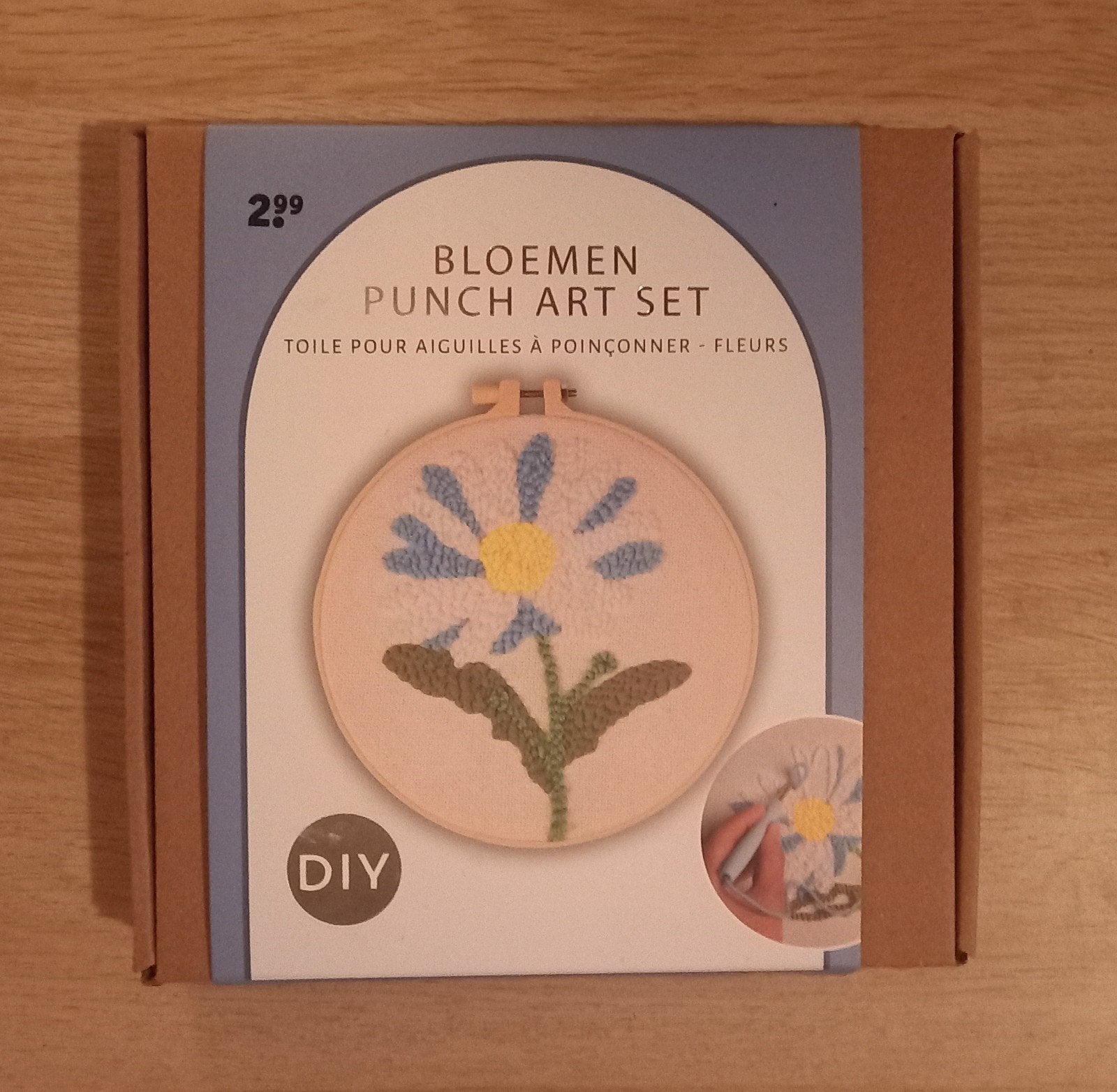 Bloemen Punch Art Set - DIY Knutselset, Textiel, Nieuw, Meerkleurig, Overige merken