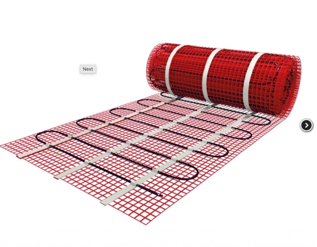 elektrische vloerverwarming set, Ophalen, Minder dan 30 cm, Overige typen, Nieuw