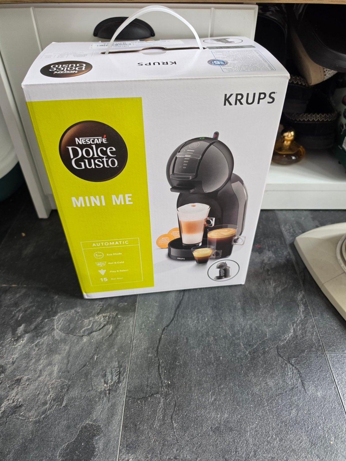 Nescafé Dolce Gusto Mini Me Koffiezetapparaat Krups, Witgoed en Apparatuur, Koffiezetapparaten, Ophalen, Koffiepads en cups, 1 kopje