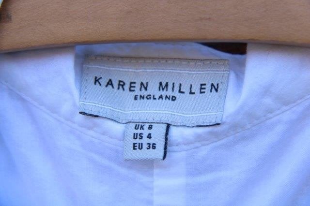 Jurk wit Karen Millen mt 36 OPRUIMING vaste prijs, Karen Millen, Wit, Ophalen of Verzenden, Zo goed als nieuw