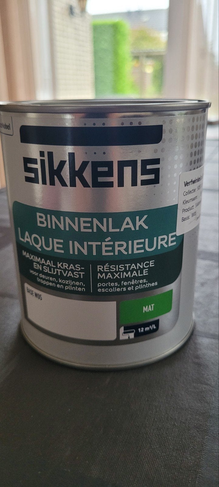Sikkens Binnenlak Mat E9.11.74 - 0.75L, Beige, Nieuw, Ophalen of Verzenden, Lak