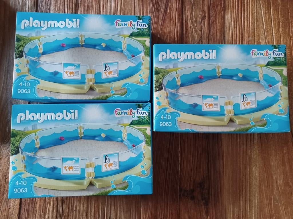 Playmobil basin 9063 3x nieuw in ongeopende doos., Kinderen en Baby's, Speelgoed | Playmobil, Ophalen of Verzenden, Nieuw