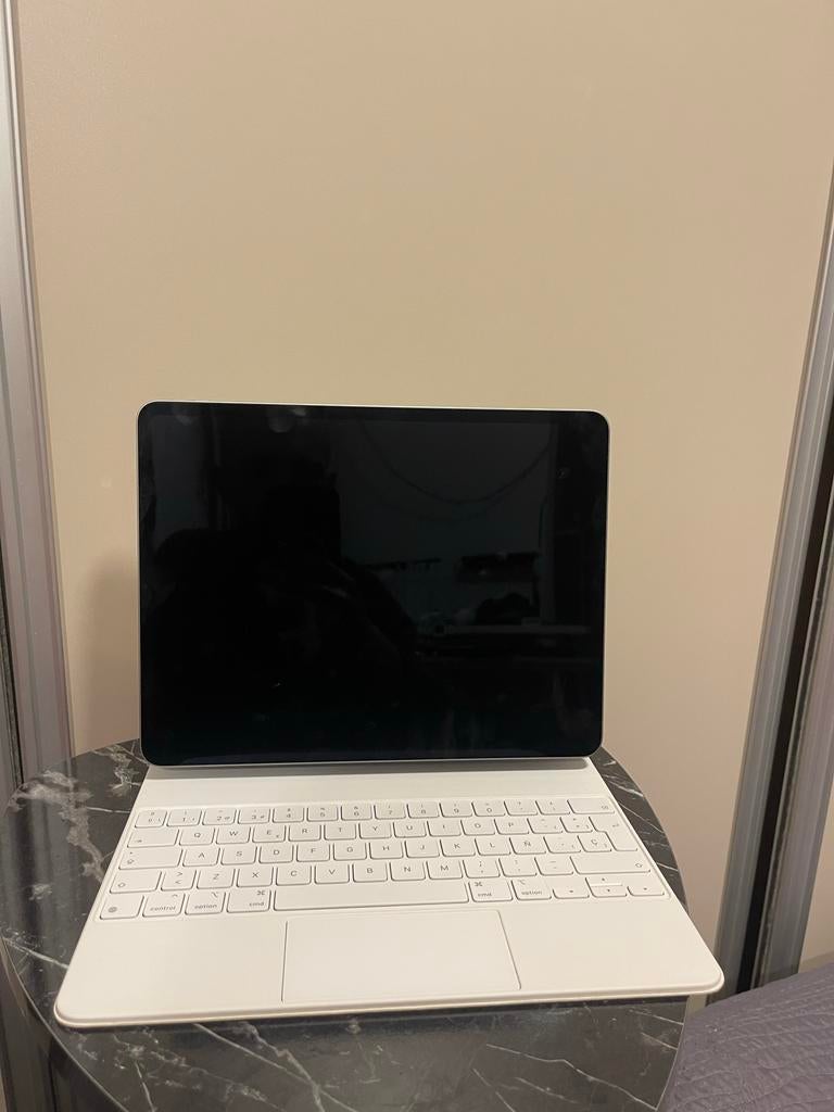 iPad Pro 12.9" (M1) 128GB + Apple Magic Keyboard + Pencil 2, Computers en Software, Apple iPads, 12 inch, Ophalen of Verzenden