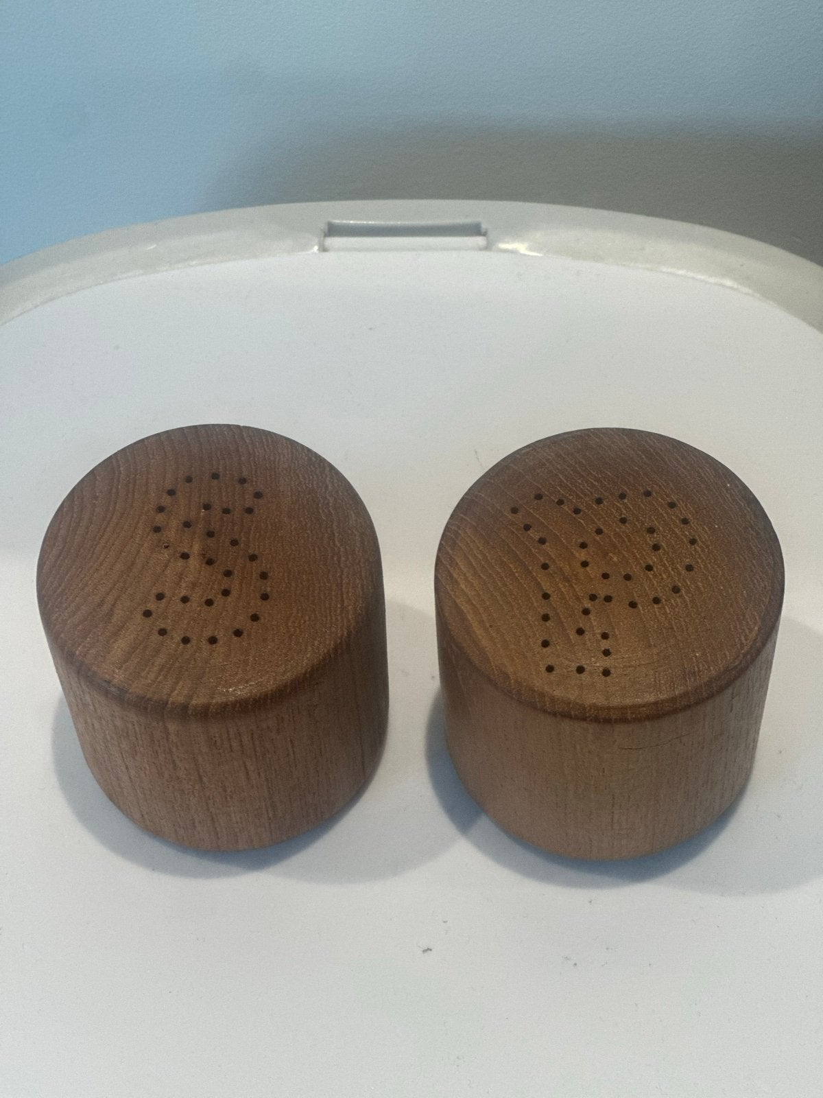Houten peper- en zoutstel, Overige typen, Hout, Ophalen of Verzenden, Zo goed als nieuw