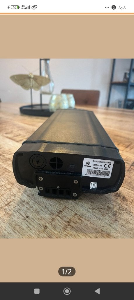Stella accu Type 2 522Wh | Compatibel | fietsaccu + oplader, Zo goed als nieuw