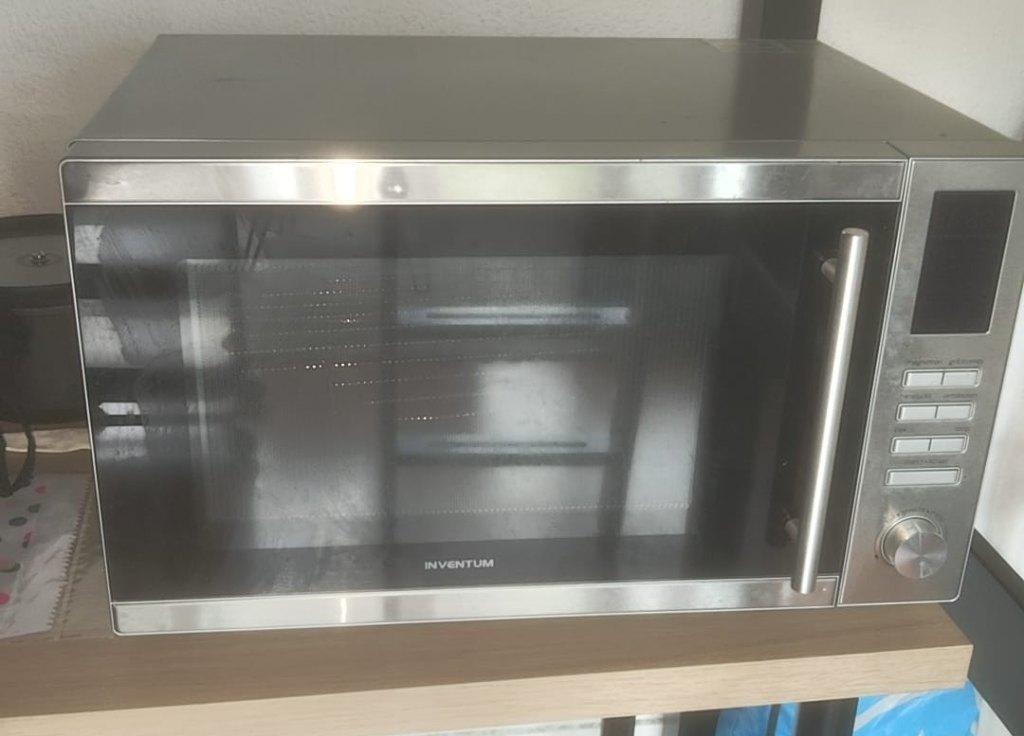Inventum MN305C Combimagnetron, Witgoed en Apparatuur, Magnetrons, Ophalen, Combimagnetron, Zo goed als nieuw, Draaiplateau