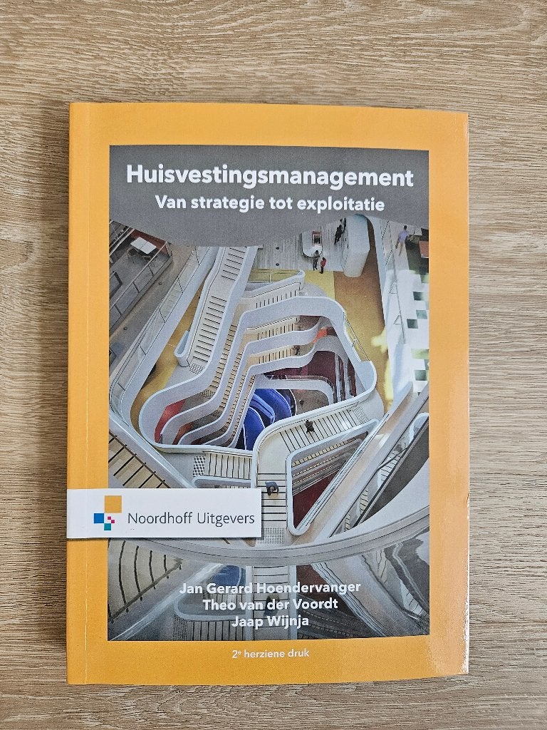 HBO Huisvestingsmanagement 2e druk 9789001873240, Boeken, Zo goed als nieuw, Noordhoff Uitgevers, Beta, HBO