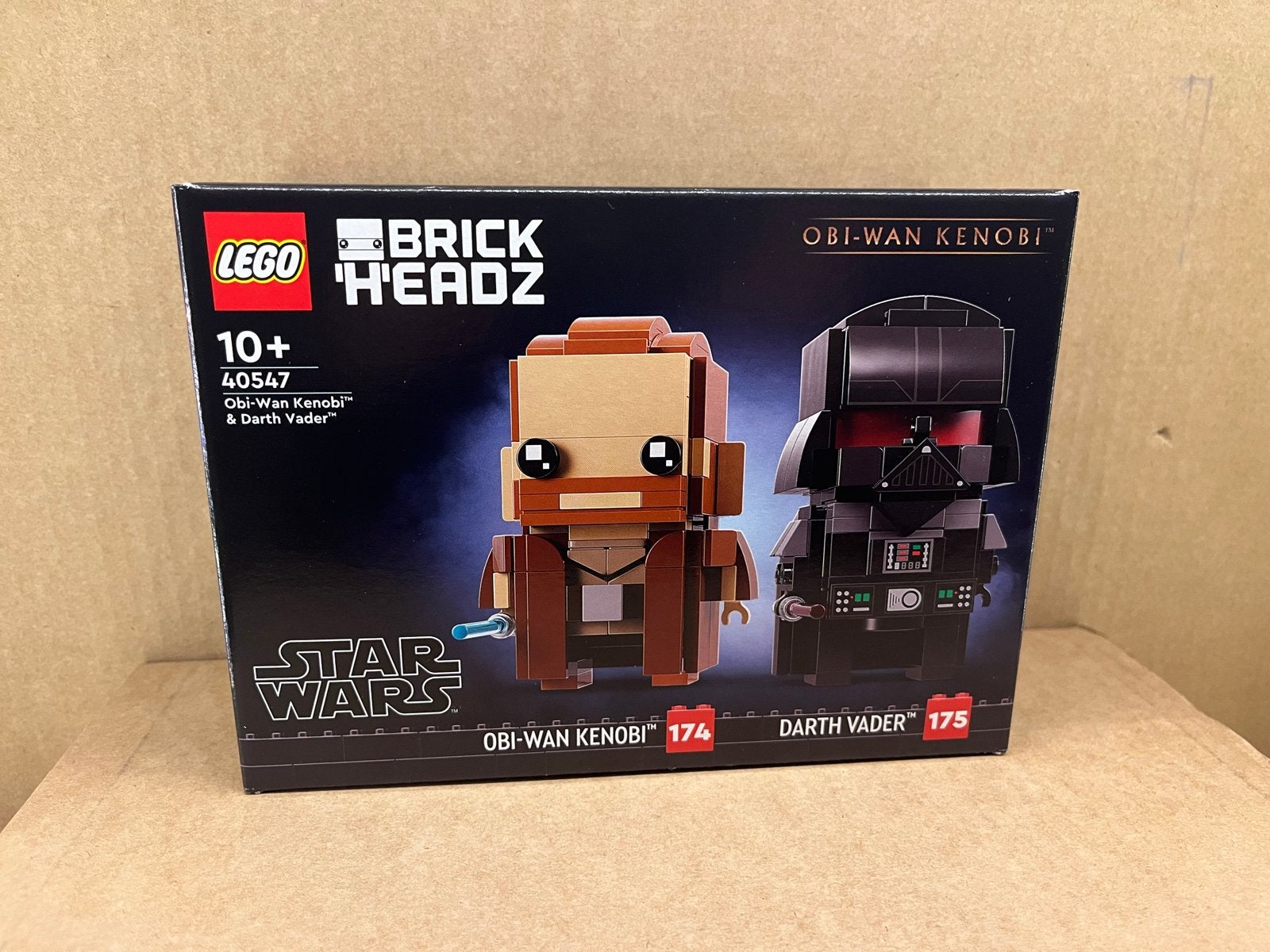 LEGO BrickHeadz 40547 Obi-Wan Kenobi & Darth Vader NIEUW, Ophalen of Verzenden, Nieuw