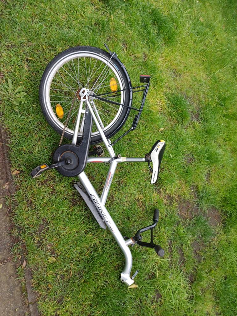 Aanhangfiets /fietskar, Ophalen, Gebruikt, Aanhangfiets