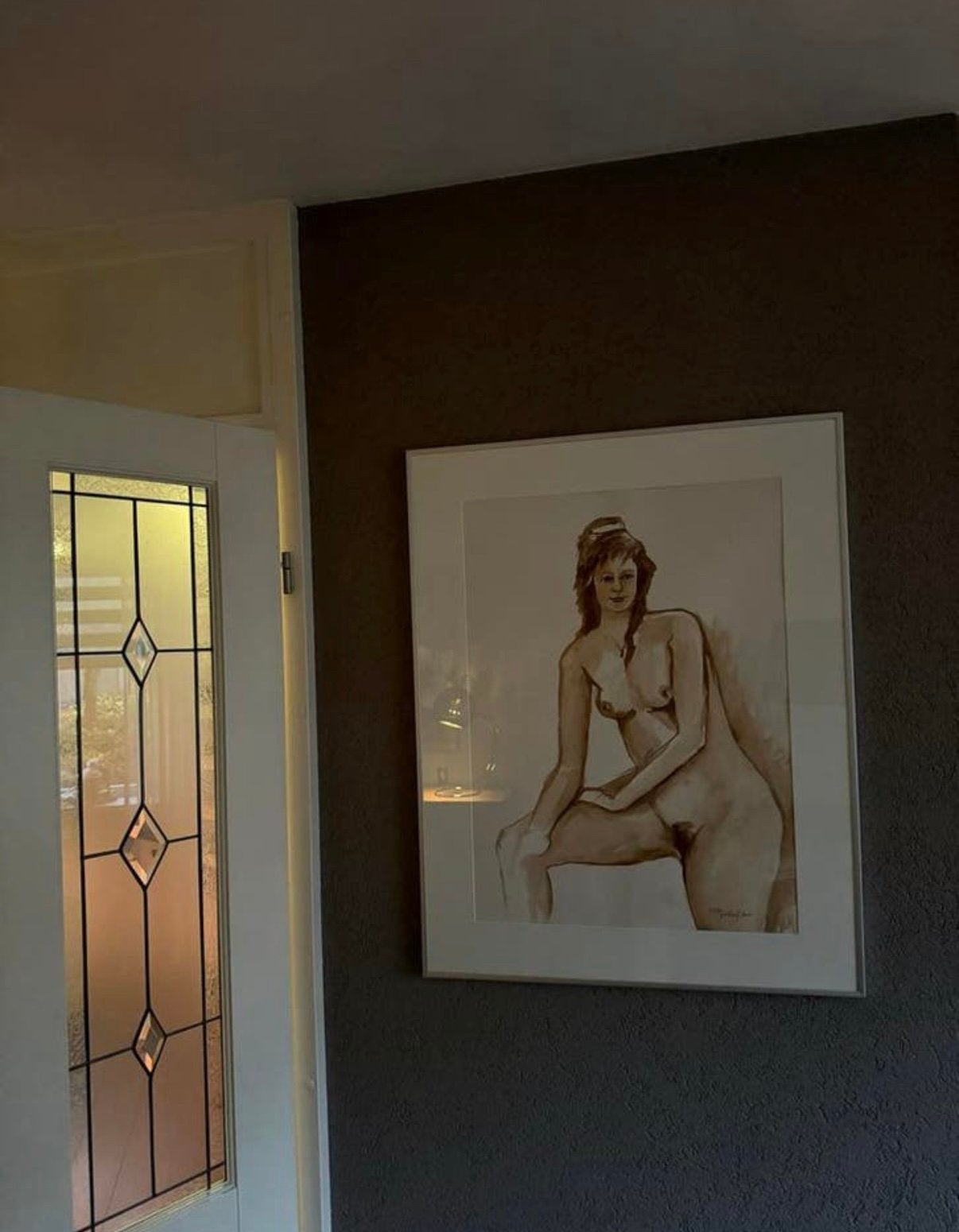 Gesigneerde aquarel van Willem Wolthuis (2005), Ophalen of Verzenden