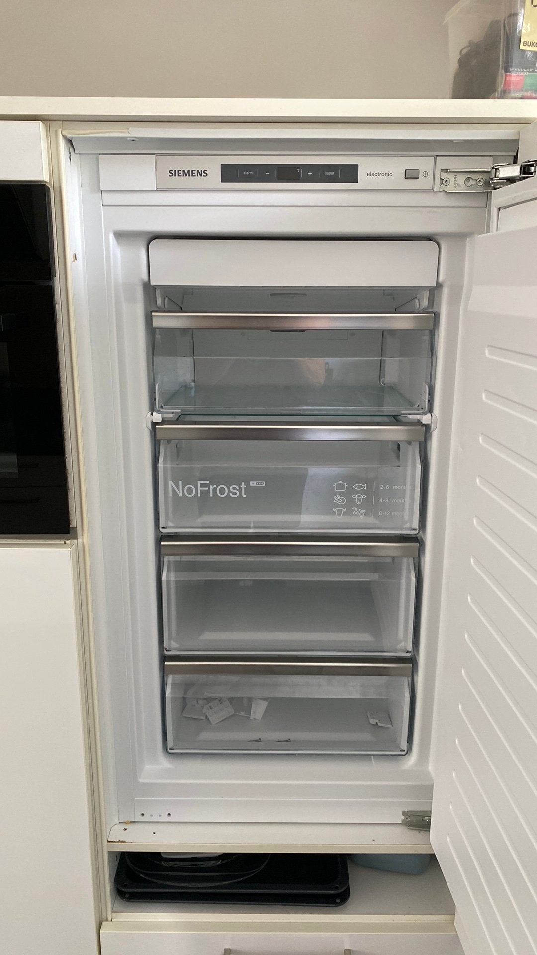 Inbouw vriezer 102 cm Siemens, Minder dan 60 cm, Zo goed als nieuw, Inbouw, Ophalen