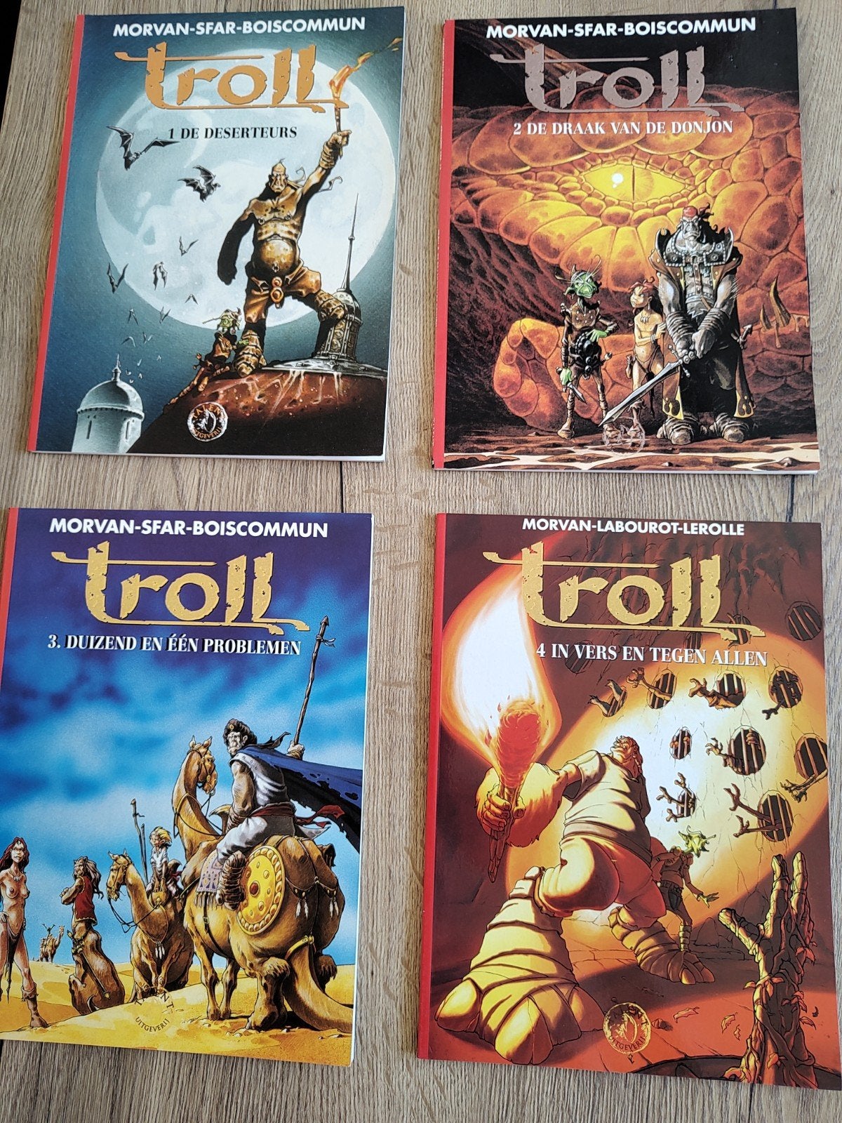 Troll stripboeken - Complete serie 1 t/m 4, Ophalen of Verzenden