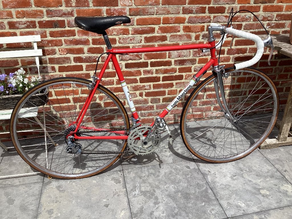 Flandria vintage racefiets, 28 inch, Gebruikt, 57 tot 61 cm, Ophalen