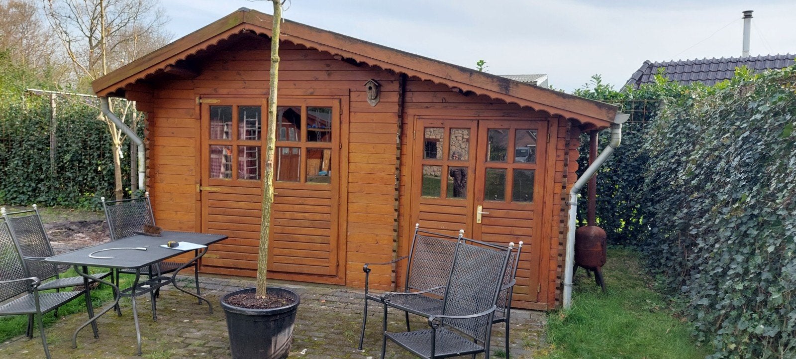 tuinhuis, Tuin en Terras, Ophalen of Verzenden, Gebruikt, 250 tot 500 cm